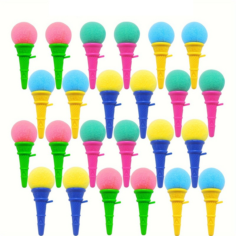 Party Games Easter - Mini Ice Cream Shooters Colorful Sponge