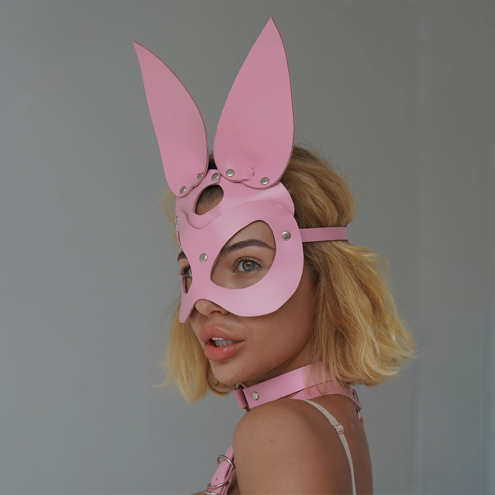 Party Games Bunny - Bunny Mask Rabbit Ears Half Mask