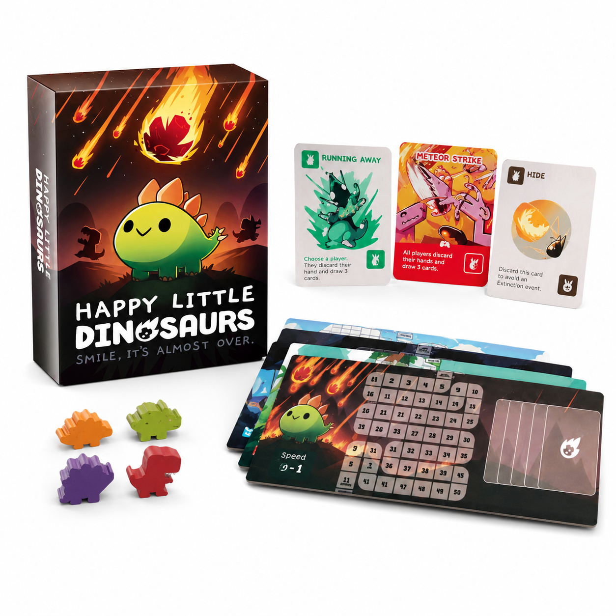 Party Games Kids Indoor - Happy Little Dinosaurs Cute Survival Strategy