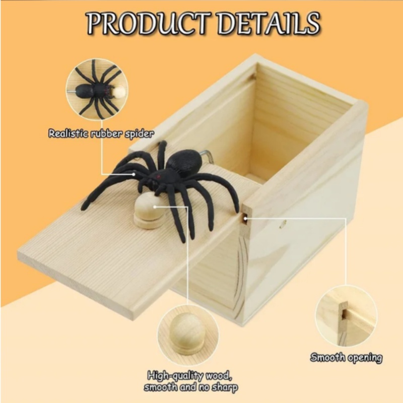 Funny Gift Spider Trick Box Sc - Party Games Easter のレビューと価格