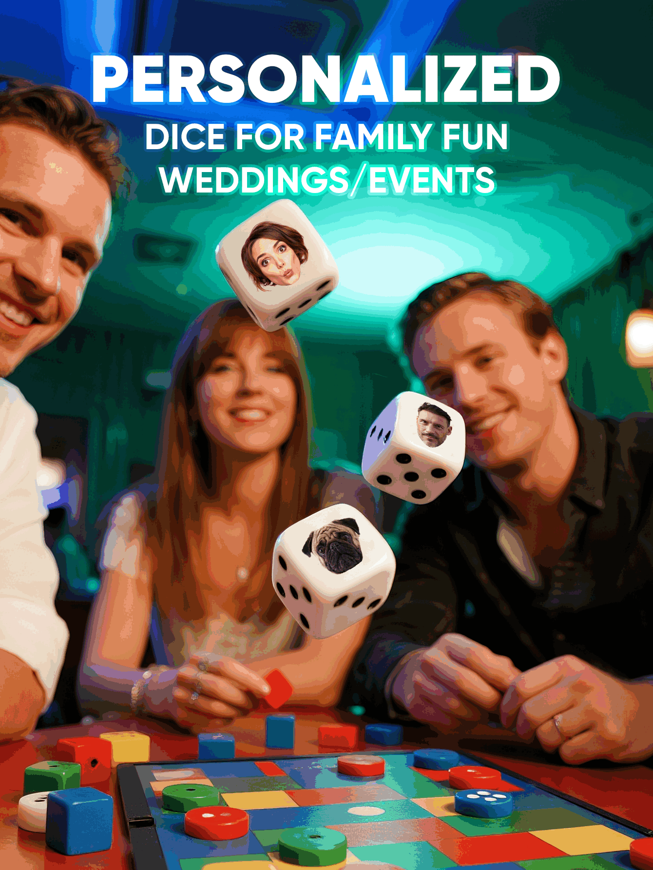 Custom Face Dice Personalized  - Party Games Easter のレビューと価格