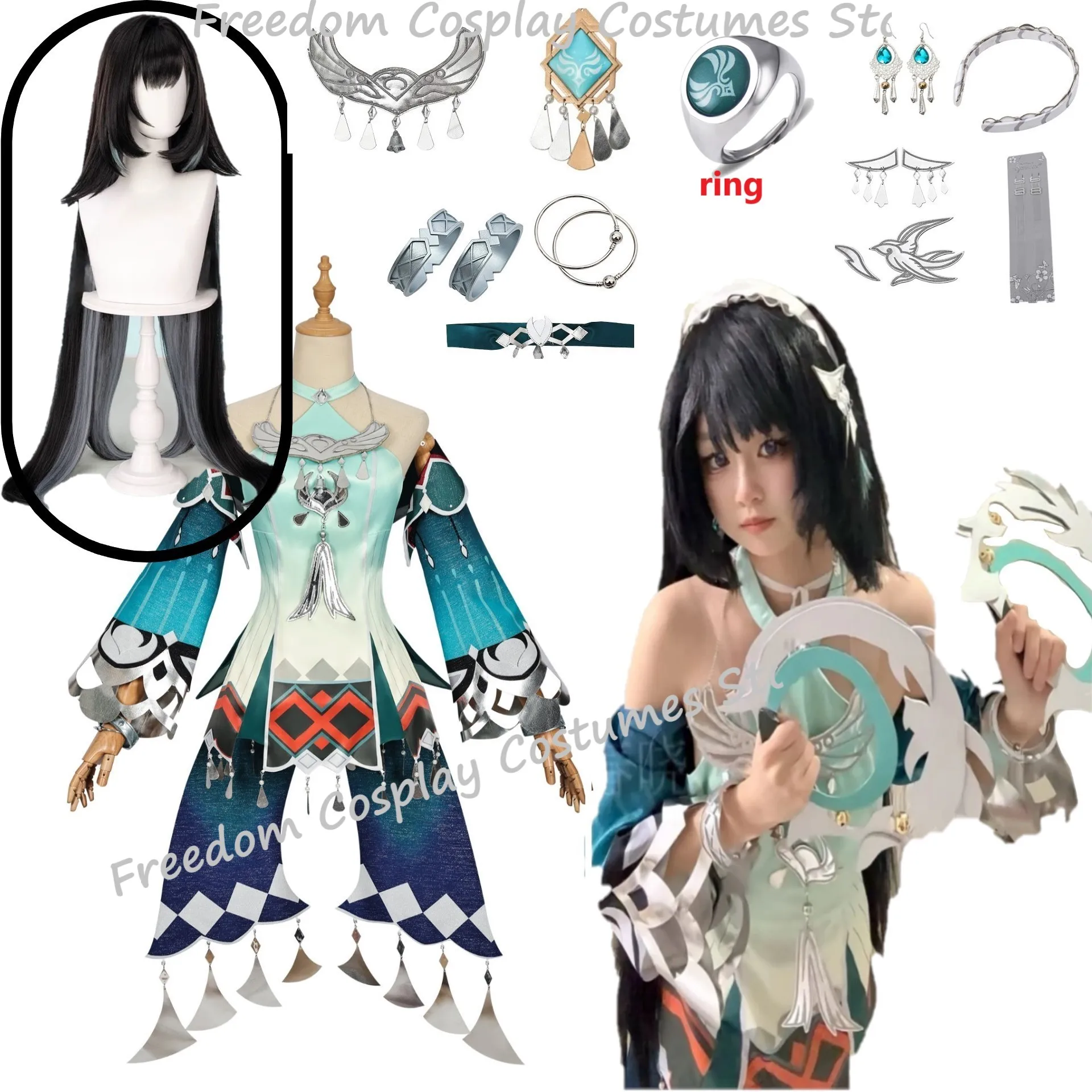 In Stock Lan Yan Cosplay Costu - Party Games Girls のレビューと価格