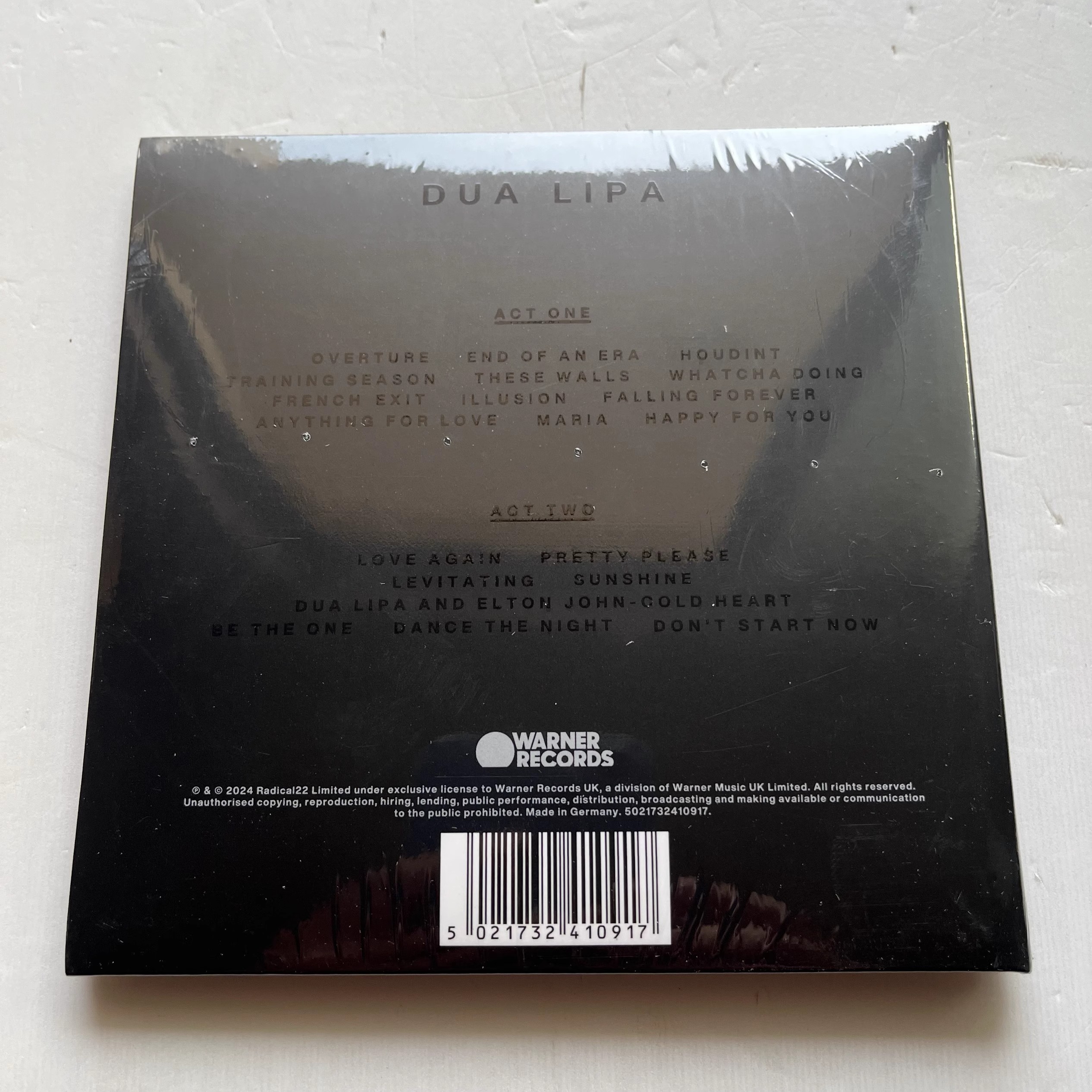 New Dua Lipa Music CD Live fro - Party Games Music のレビューと価格