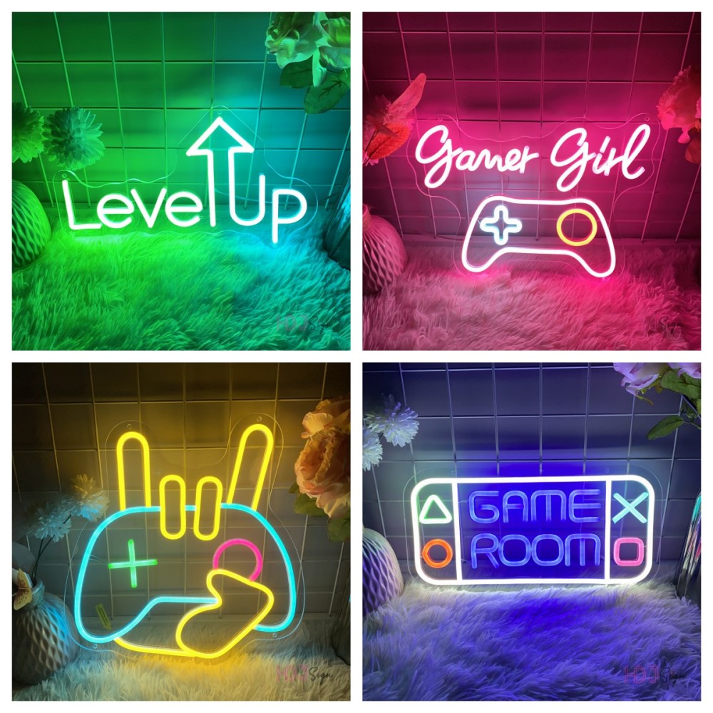 Gaming Neon Led Sign Game Room - Party Games Girls Night のレビューと価格