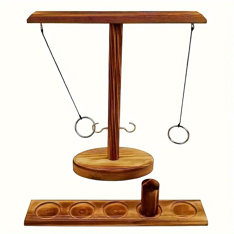 Ultimate Wooden Ring Throw Gam - Party Games Easy のレビューと価格