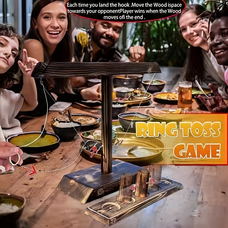 Ultimate Wooden Ring Throw Gam - Party Games Easy のレビューと価格