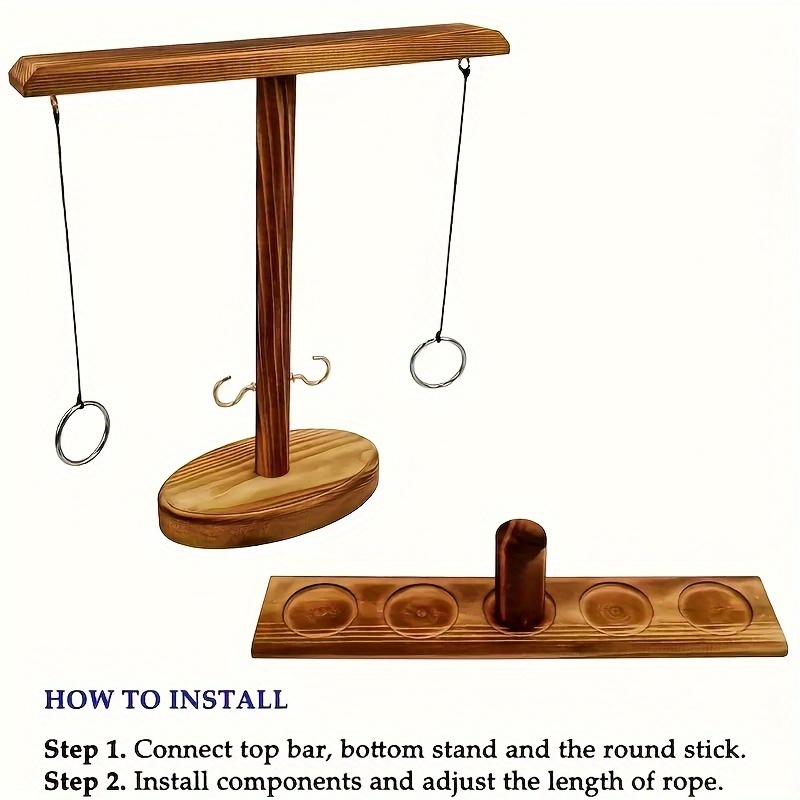 Ultimate Wooden Ring Throw Gam - Party Games Easy のレビューと価格