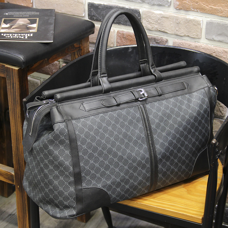 Fashion Plaid Travel Bag Men H - Sack Race Bag のレビューと価格