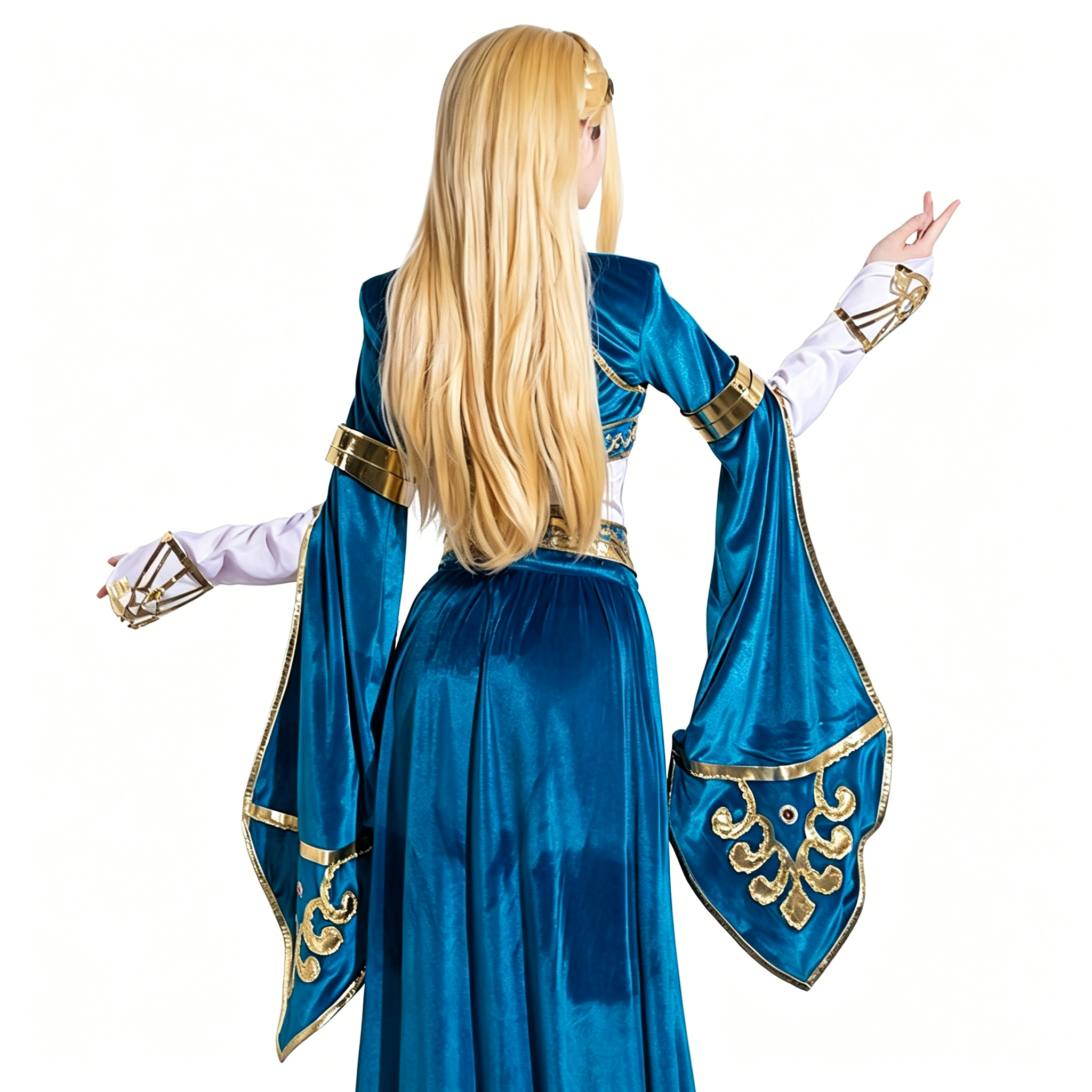 Classy Blue Dress Cosplay Cost - Zelda Party Games のレビューと価格