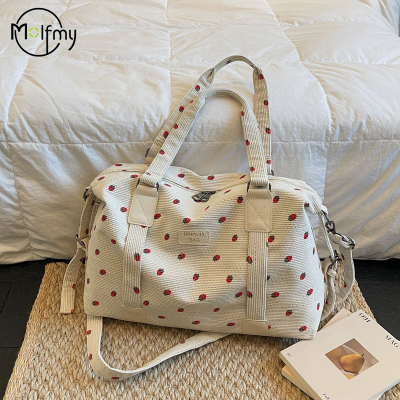 Corduroy Travel Tote Bag Large - Sack Race Bag のレビューと価格