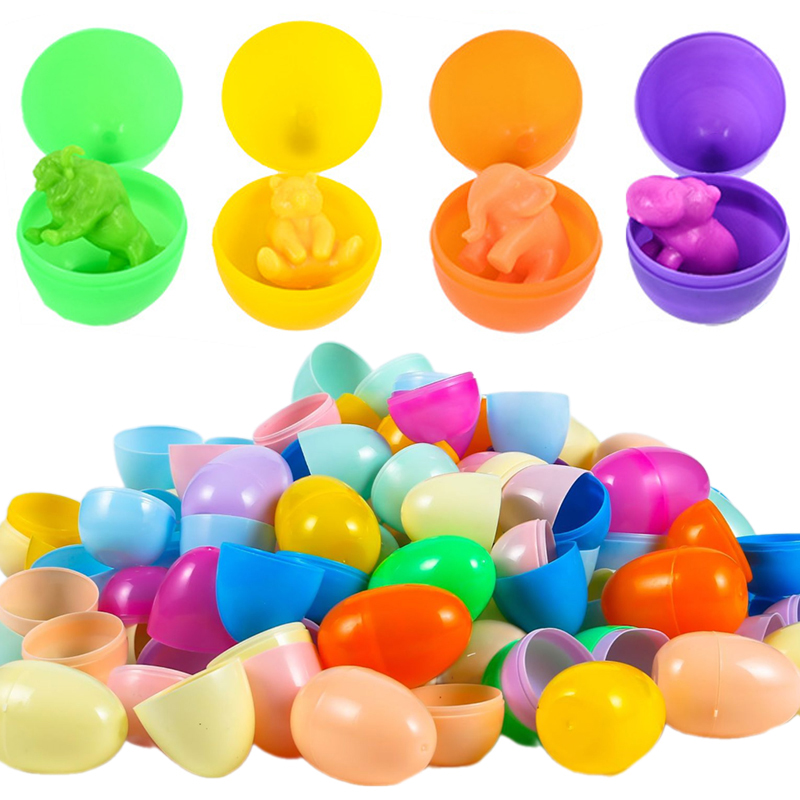 12/24Pcs Empty Easter Eggs Pla - Party Games Egg のレビューと価格