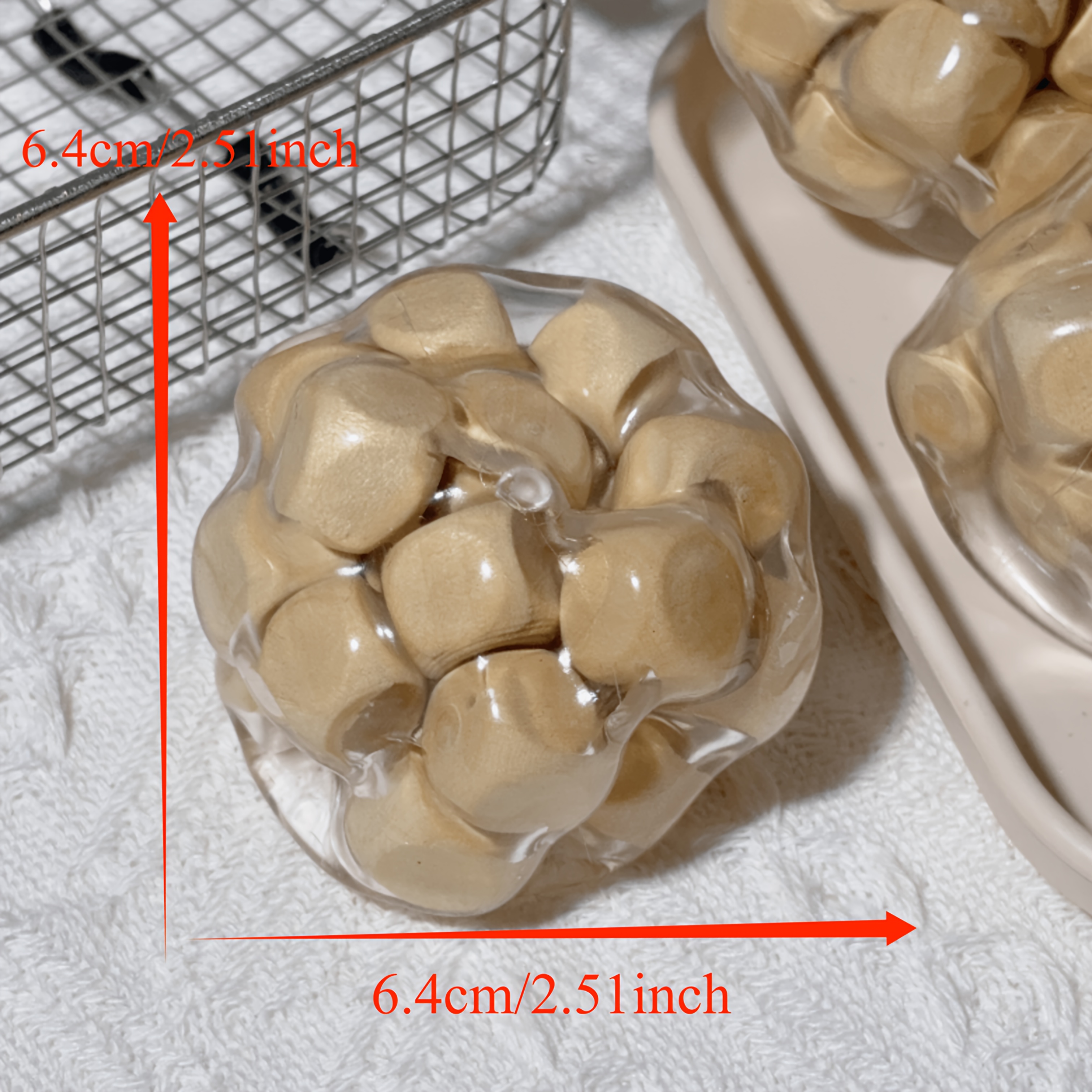 2Pcs Handmade Wooden Balls For - Party Games Easter のレビューと価格
