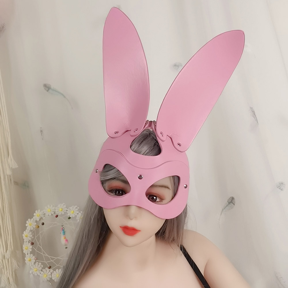 Bunny Mask Rabbit Ears Half Ma - Party Games Bunny のレビューと価格