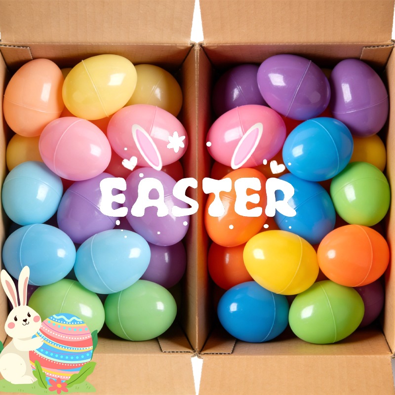 50/10x Colorful Fillable Easte - Party Games Egg のレビューと価格