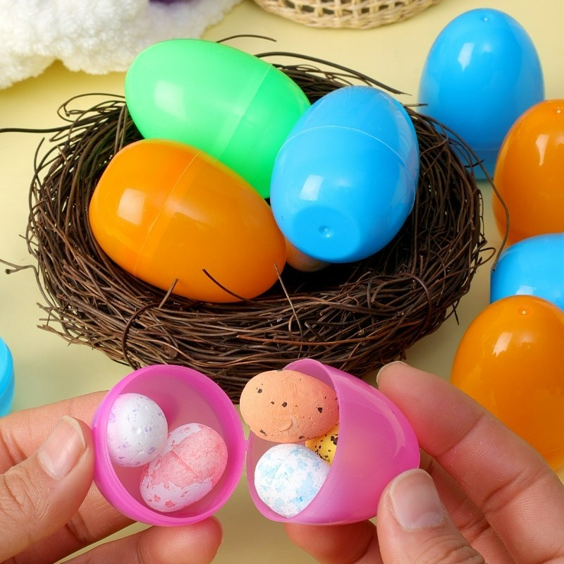 50/10x Colorful Fillable Easte - Party Games Egg のレビューと価格
