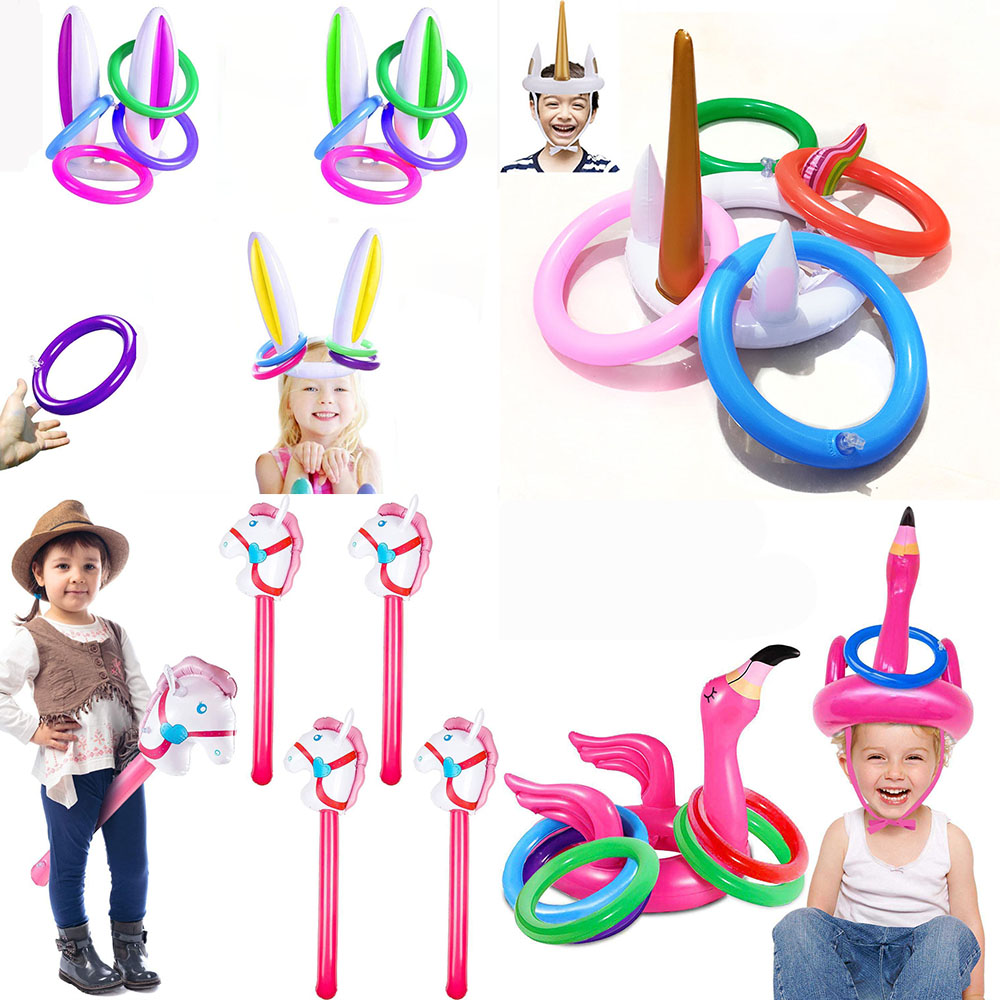 Inflatable Horsehead Stick Uni - Party Games Bunny のレビューと価格