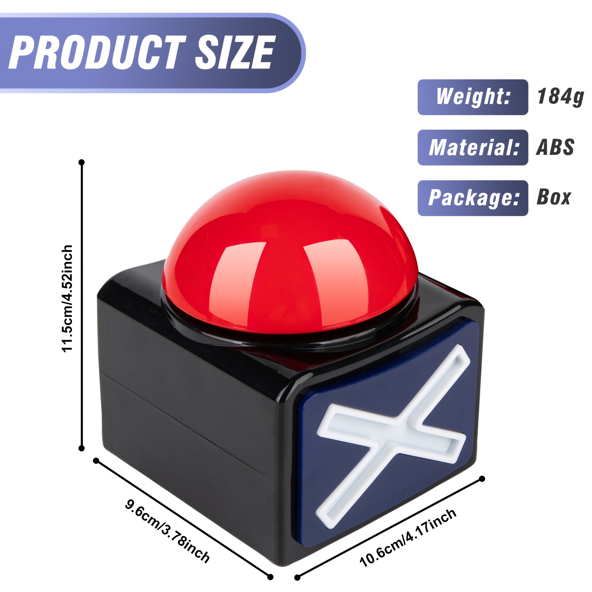 Black and Red Light-Up Sound B - Party Games Easter のレビューと価格