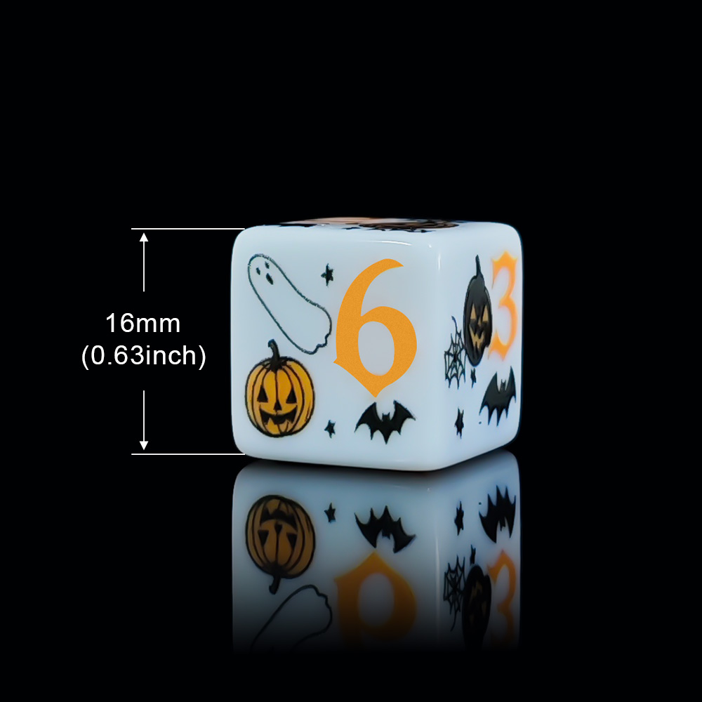 12Pcs 16MM White Acrylic Print - Party Games Console のレビューと価格