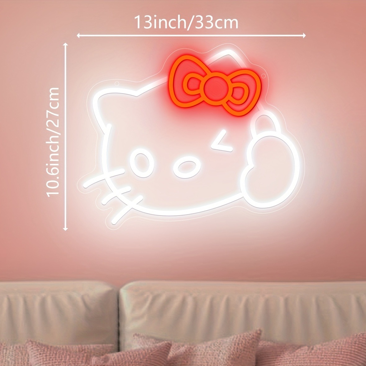 Hello Kitty LED Neon Sign Wall - Play Friends Party Games のレビューと価格