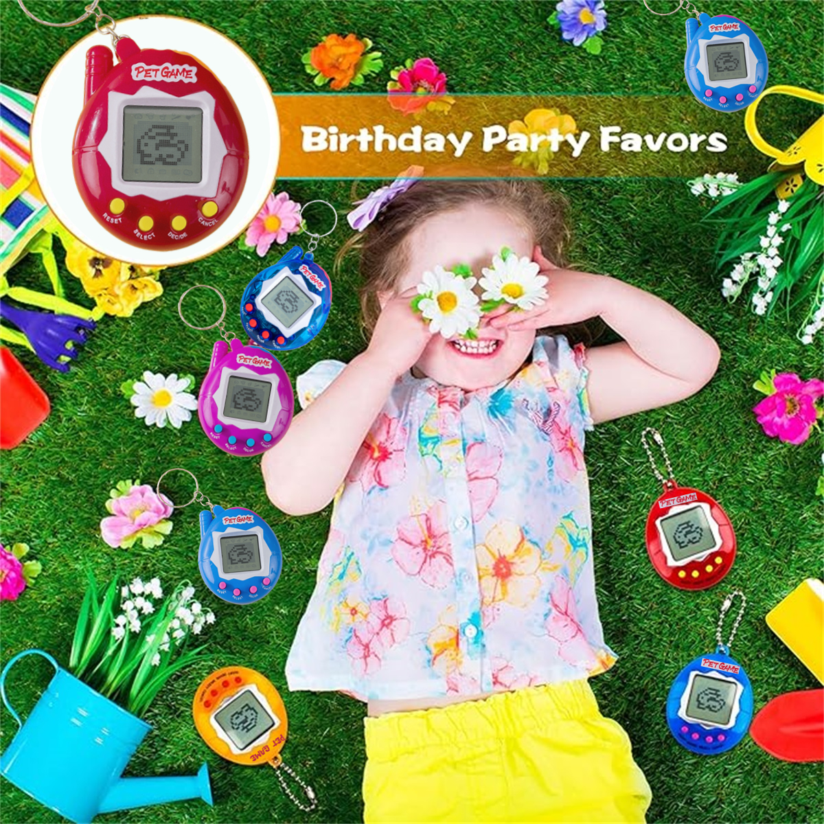 6-48PCS Virtual Pet Keychain D - Party Games Console のレビューと価格