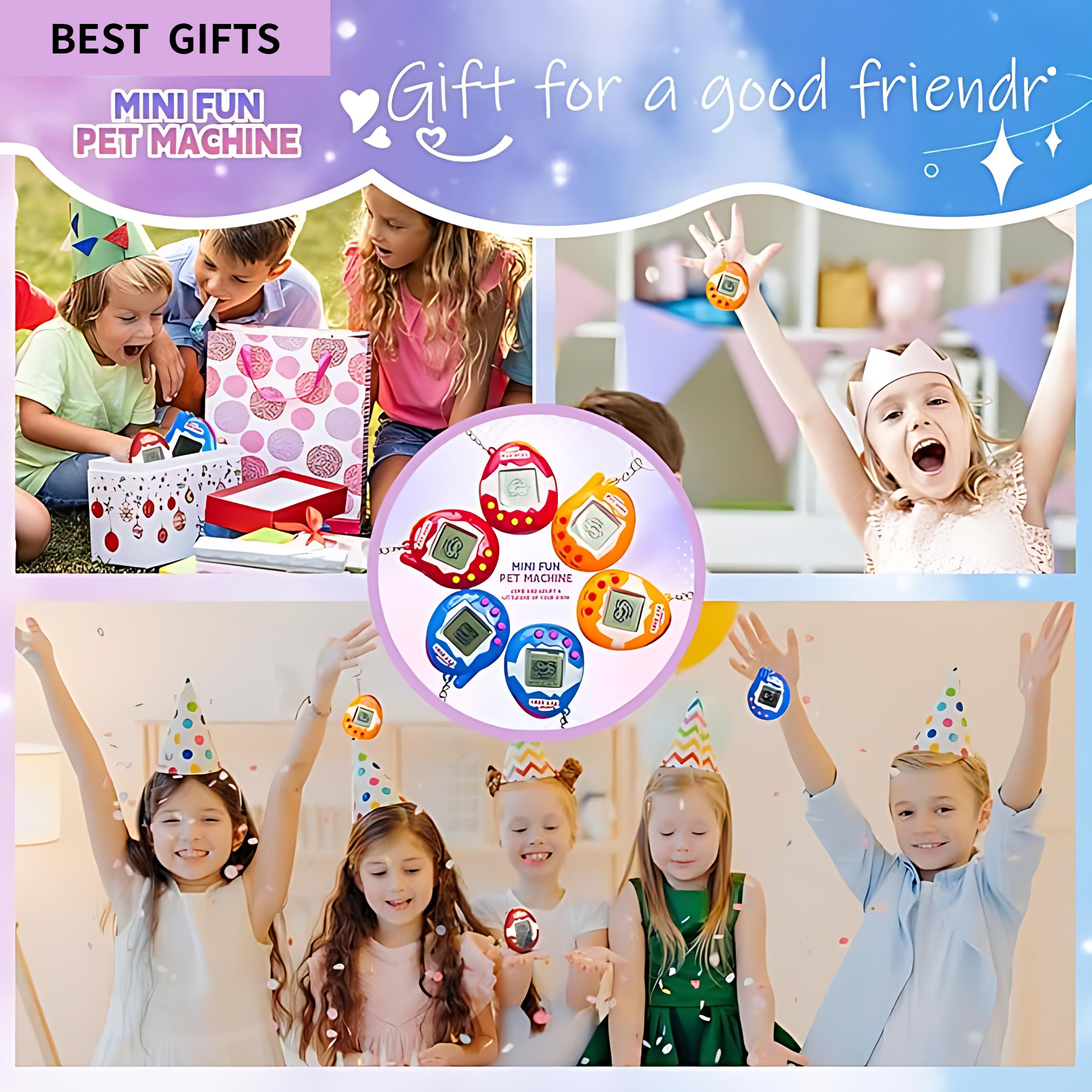 6-48PCS Virtual Pet Keychain D - Party Games Console のレビューと価格