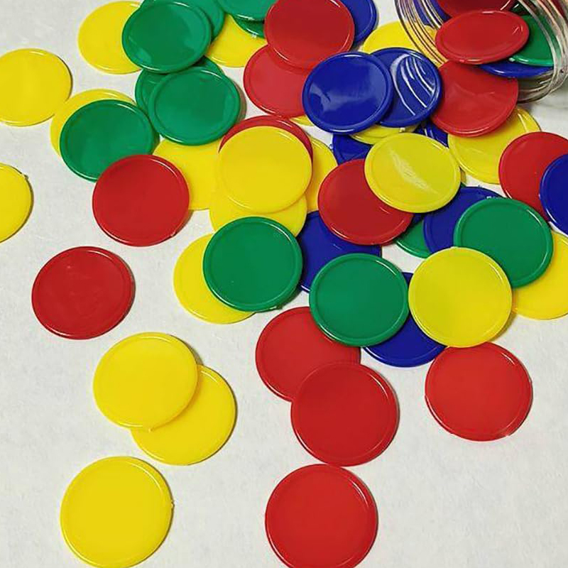Bingo Markers Chips 37MM 4 Col - Party Games Juegos De Mesa のレビューと価格