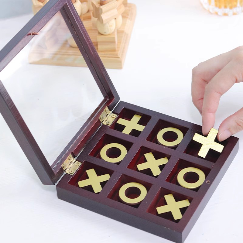3D Tic Tac Toe Game Wood XOXO  - Party Games Juegos De Mesa のレビューと価格