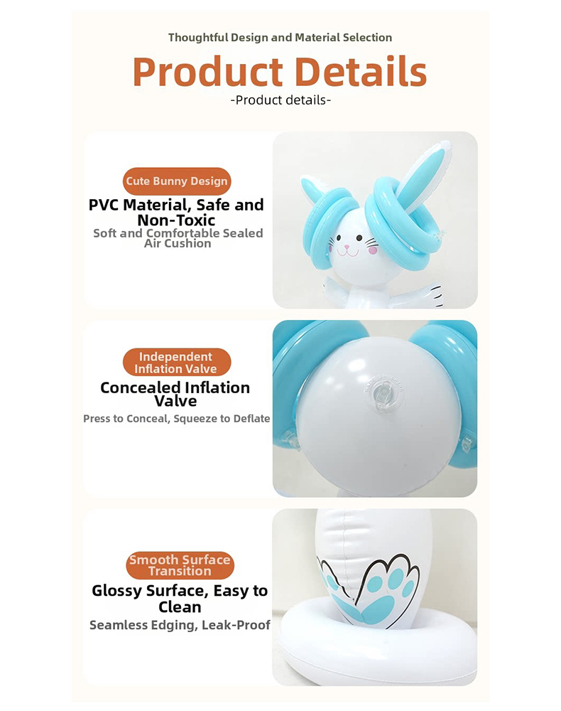 Easter Inflatable Bunny Ring T - Party Games Easter のレビューと価格