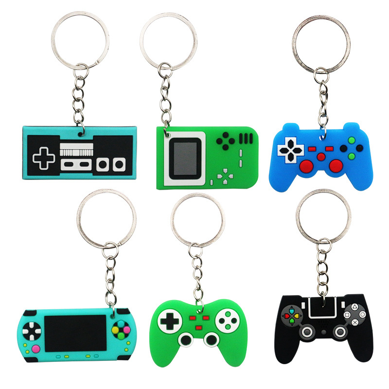 6/12PCS PVC Keychain Gamepad G - Party Games Console のレビューと価格