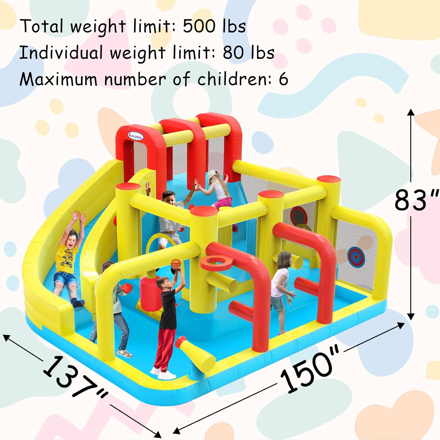 Kids Inflatable Water Slide Bo - Party Games Indoor のレビューと価格
