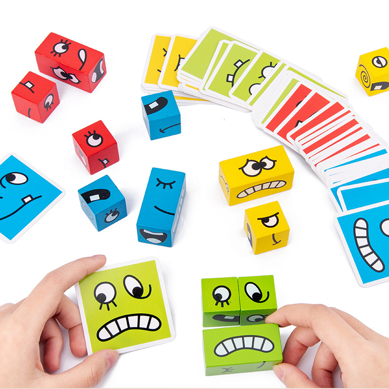 1Pcs Expressions Matching Puzz - Party Games Kids Indoor のレビューと価格