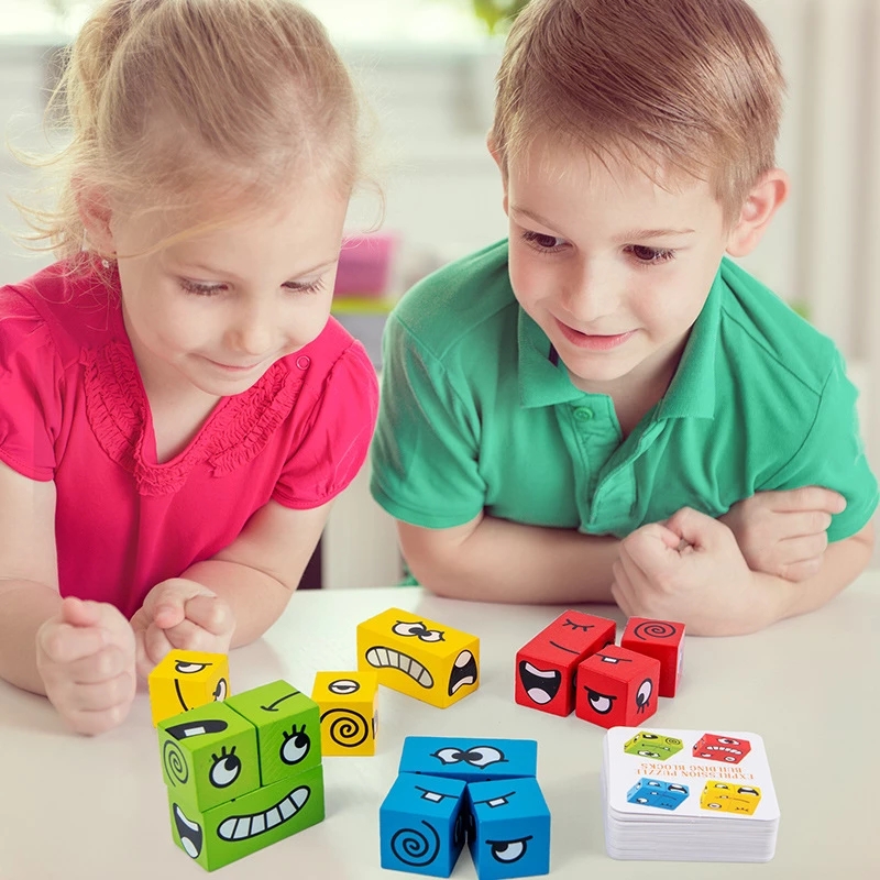 1Pcs Expressions Matching Puzz - Party Games Kids Indoor のレビューと価格