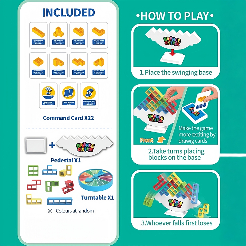 Interactive Balance Block Game - Party Games Indoor のレビューと価格