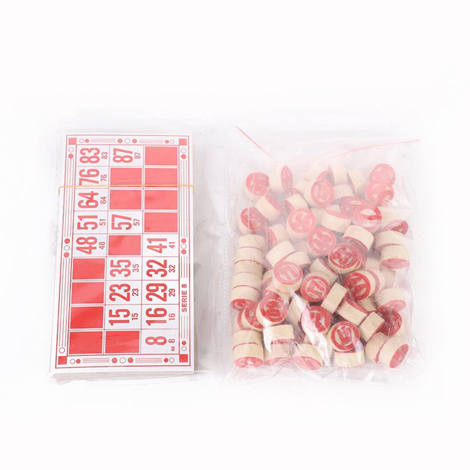 Bingo Set Vintage Wooden Inter - Play Friends Party Games のレビューと価格