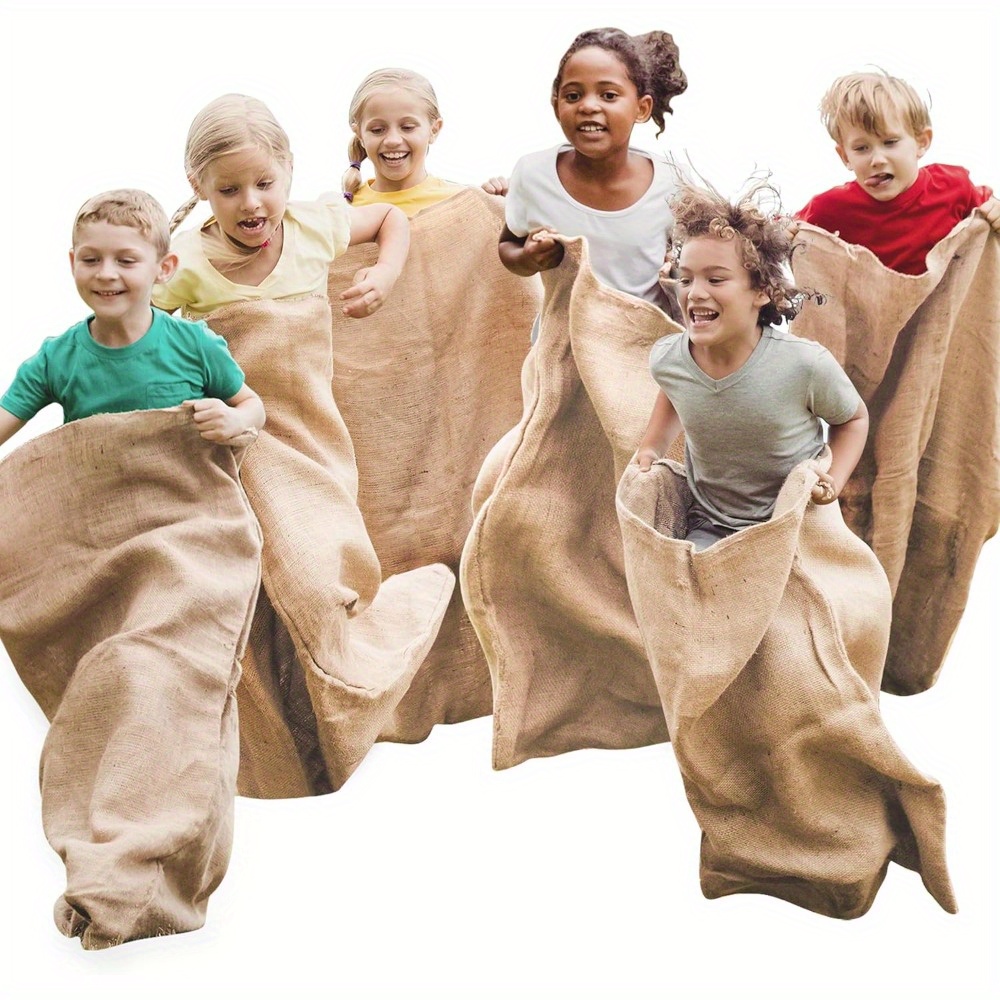6 Pack Large Burlap Potato Sac - Sack Race Bag のレビューと価格