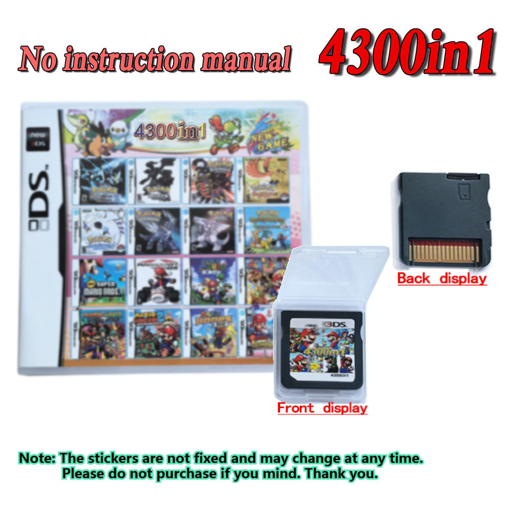 4300 in 1 Compilation DS NDS 3 - Party Games Console のレビューと価格
