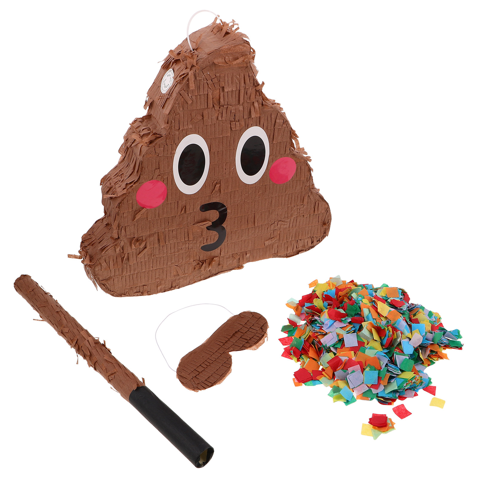 1Set Poop Themed Pinata Set fo - Party Games Easy のレビューと価格