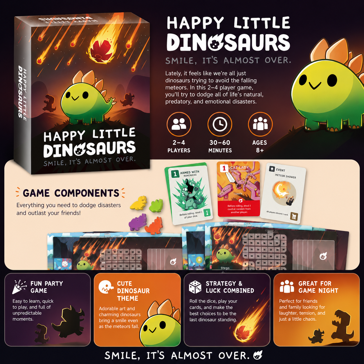 Happy Little Dinosaurs Cute Su - Party Games Kids Indoor のレビューと価格