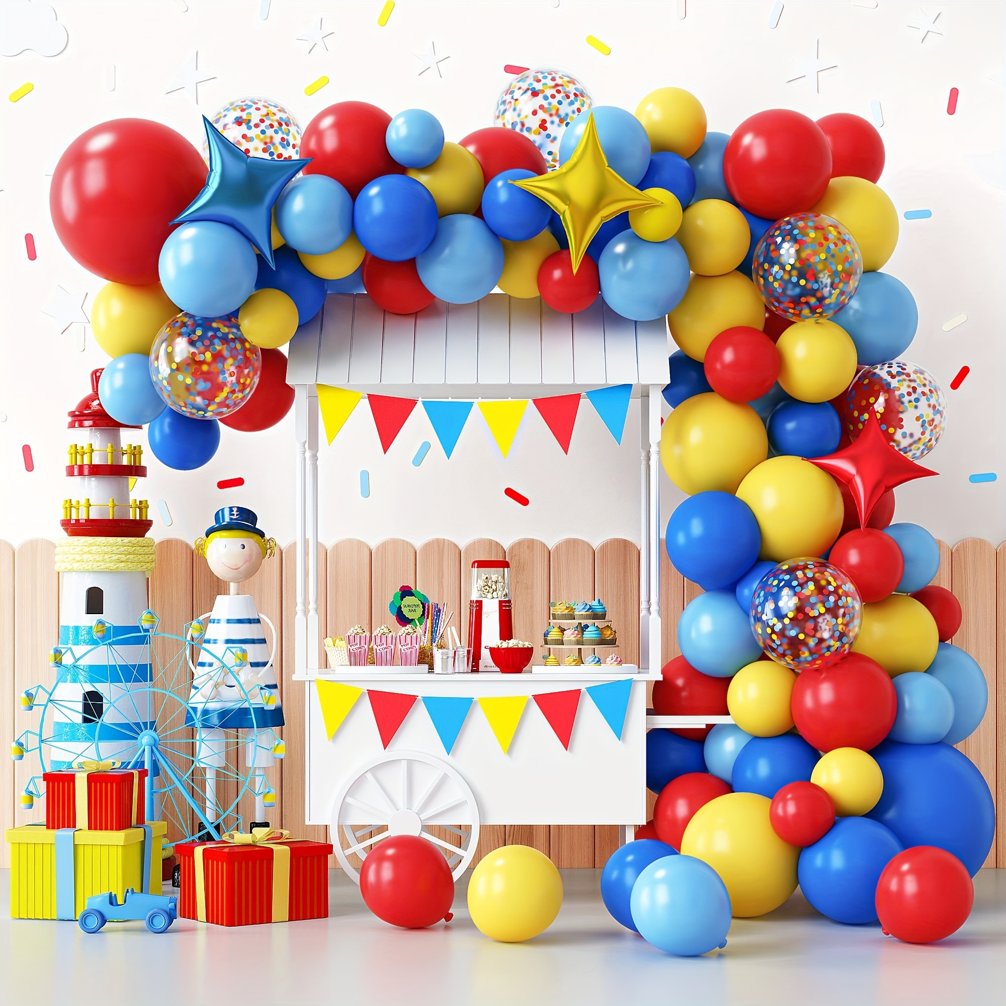 139Pcs Carnival Circus Balloon - Party Games Easy のレビューと価格