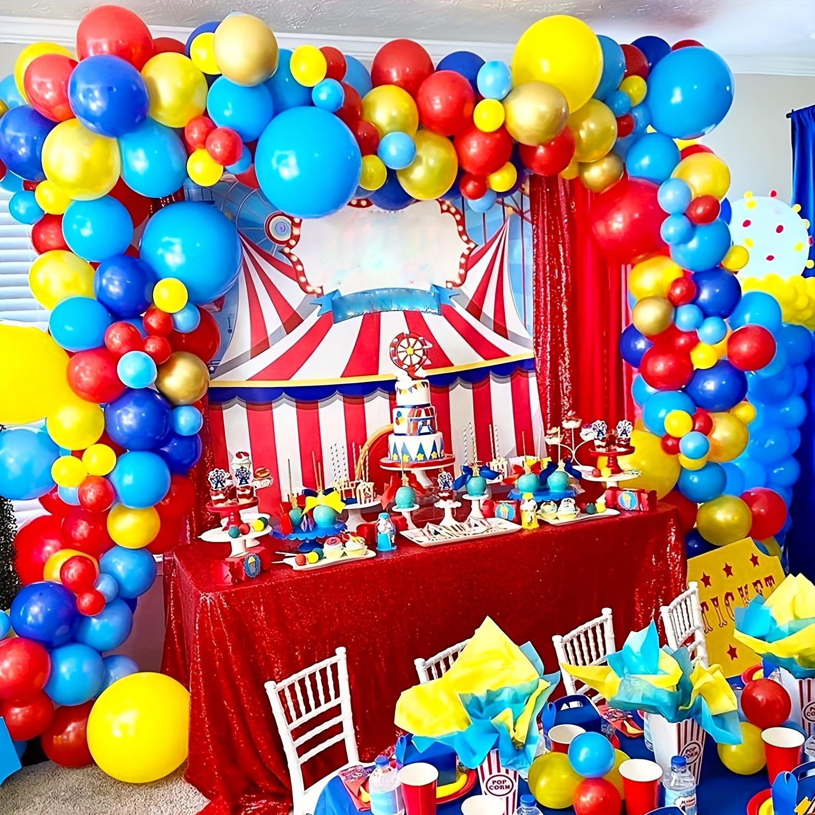 139Pcs Carnival Circus Balloon - Party Games Easy のレビューと価格