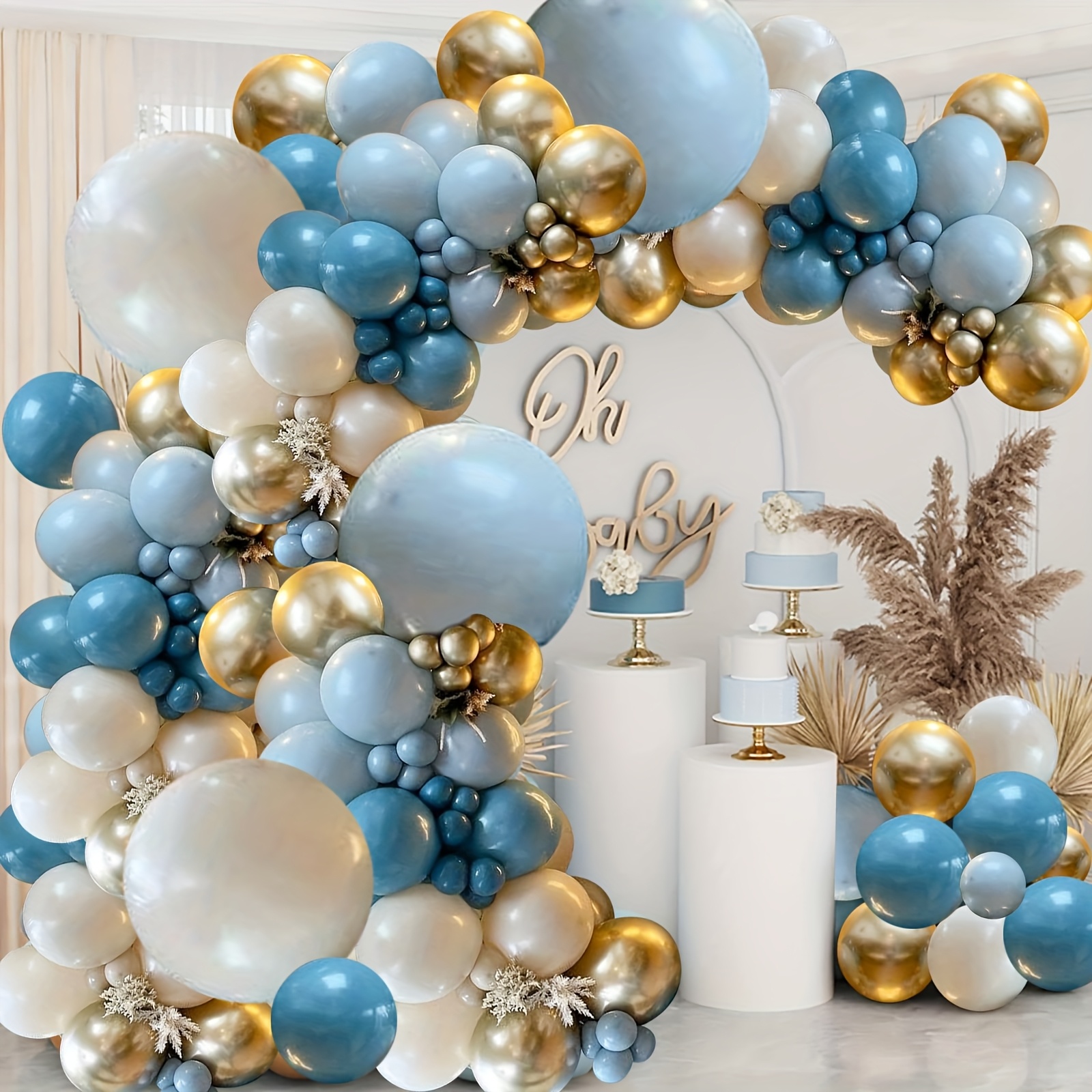 136pcs Pastel Dusty Blue Ballo - Party Games Easy のレビューと価格