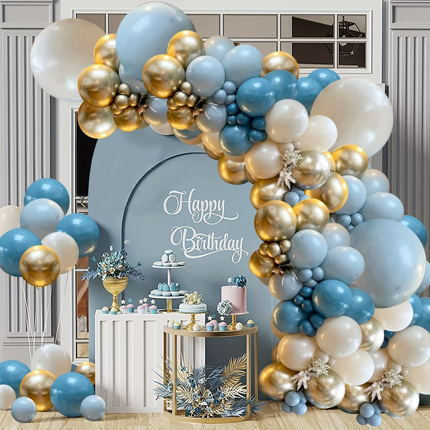 136pcs Pastel Dusty Blue Ballo - Party Games Easy のレビューと価格