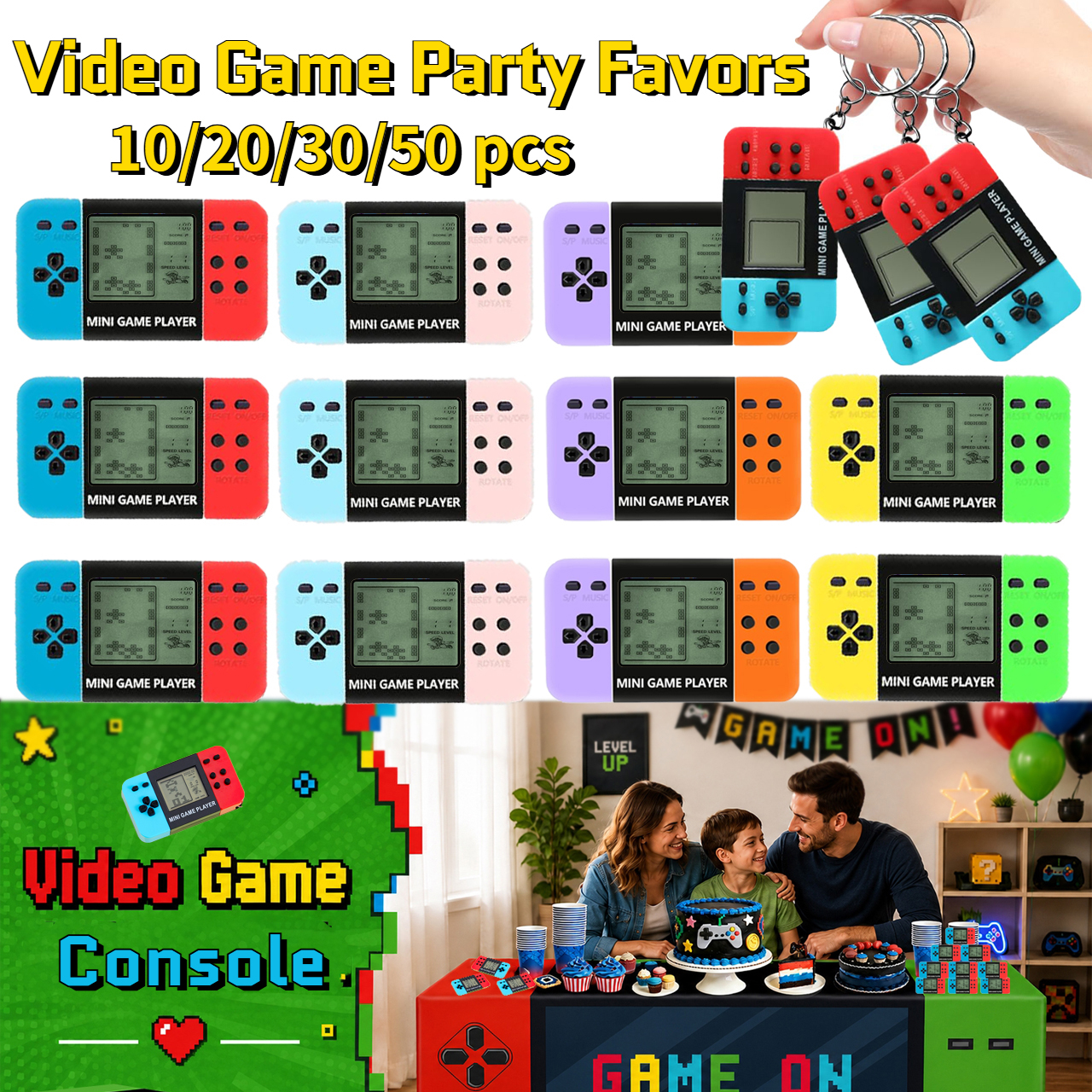 10-120pcs Kids Mini Handheld G - Party Games Console のレビューと価格